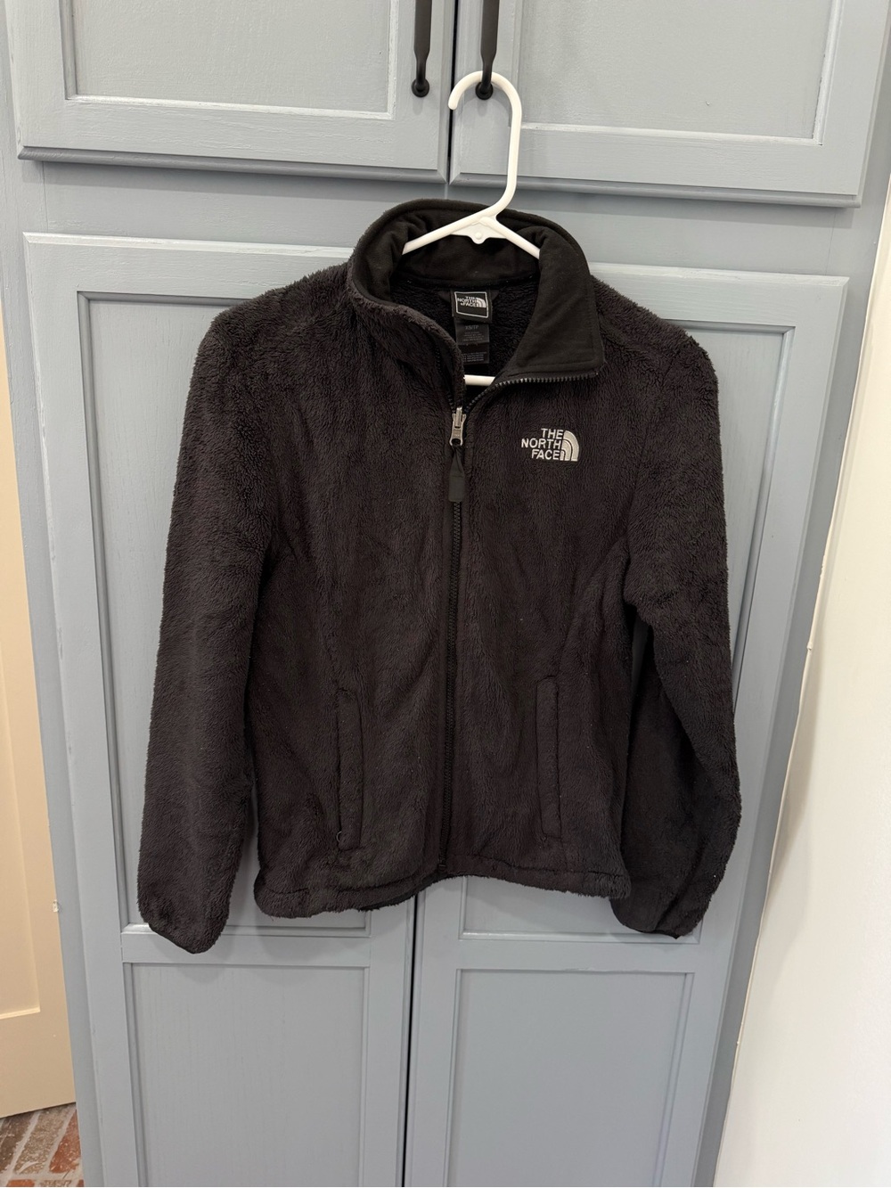 The North Face Black Plush Full-Zip Fleece Jacket